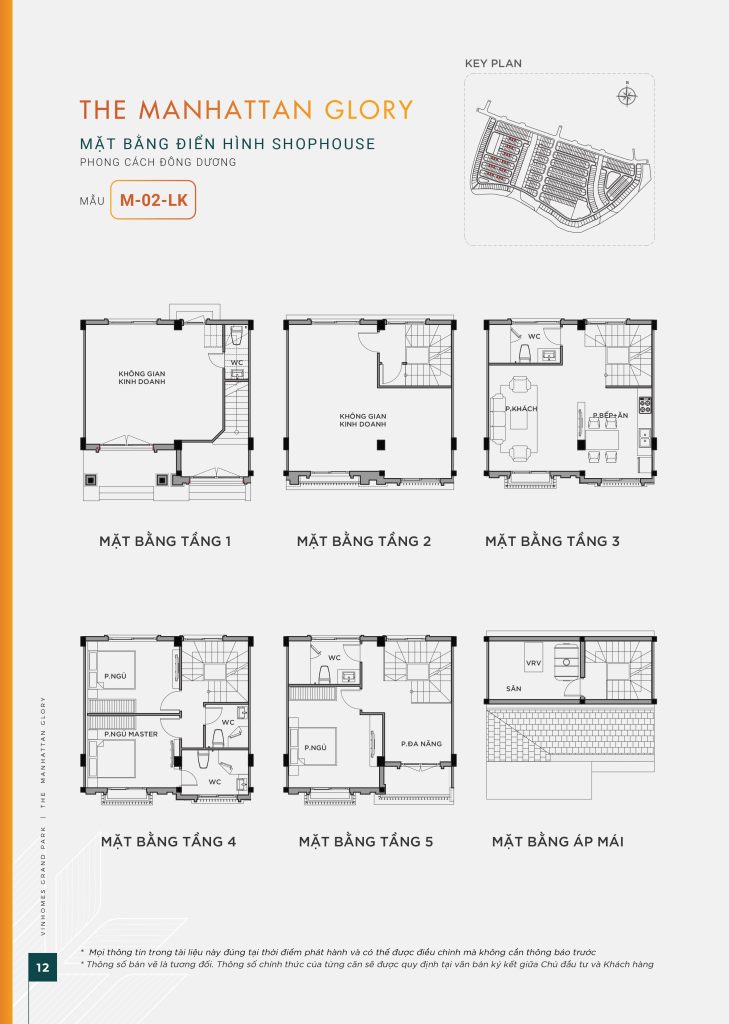 Layout mặt bằng mẫu M-02-LK-G-M đối xứng mẫu M-02-LK-G.