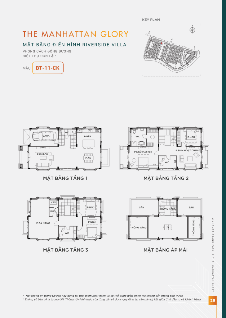 Bản vẽ chi tiết mẫu biệt thự đơn lập BT-11-CK Vinhomes Grand Park.
