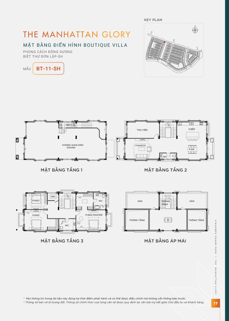 Thiết kế biệt thự đơn lập BT-11-SH Vinhomes Grand Park